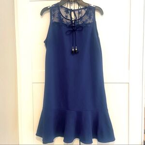 Blue dress by Amy Byer, girls size 16.